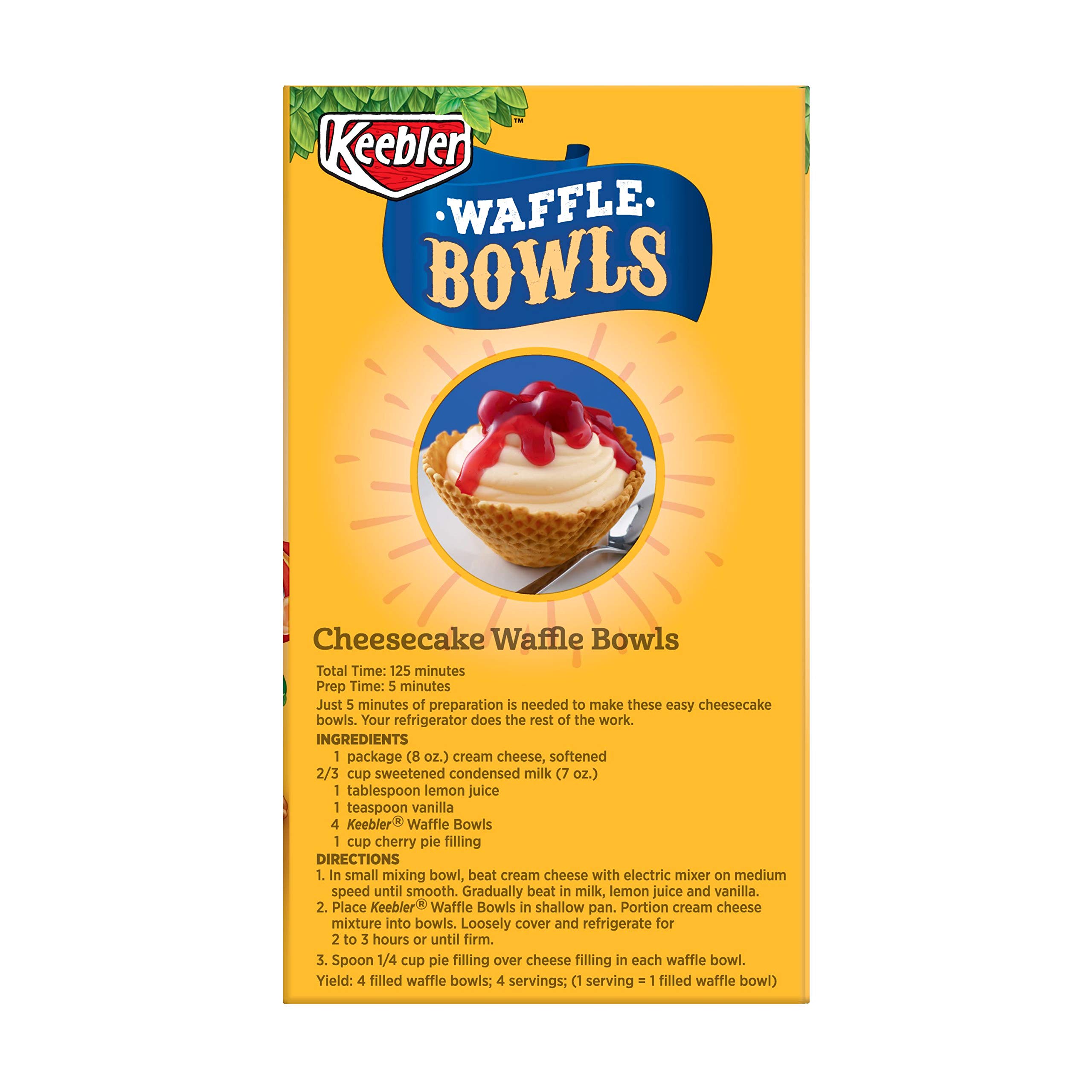 Keebler Cones Ice Cream Waffle Bowls Oz 10 Count Desertcart