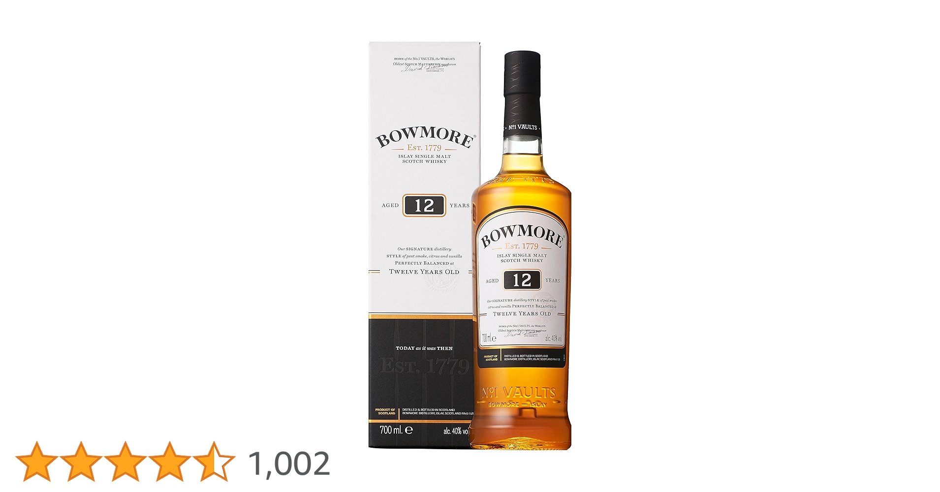 Amazon.co.jp: Bowmore Single Malt Whisky, Aged 12 Years : Food