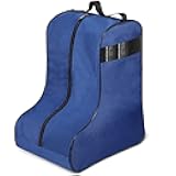 Clysee 1 Pc Boot Bags for Cowboy Boots Portable Storage Bag for Travel Long Tube Shoes Bags Men Tall Shoe with Handle for Home (Dark Blue)