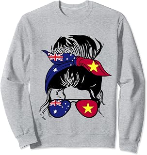 Half Australian half Vietnamese Roots Australia and Vietnam Sweatshirt