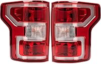 Vista 12 de Carcasa de luz trasera compatible con lámparas de freno traseras del lado del conductor y del pasajero de Ford F150 F-150 2004-2008