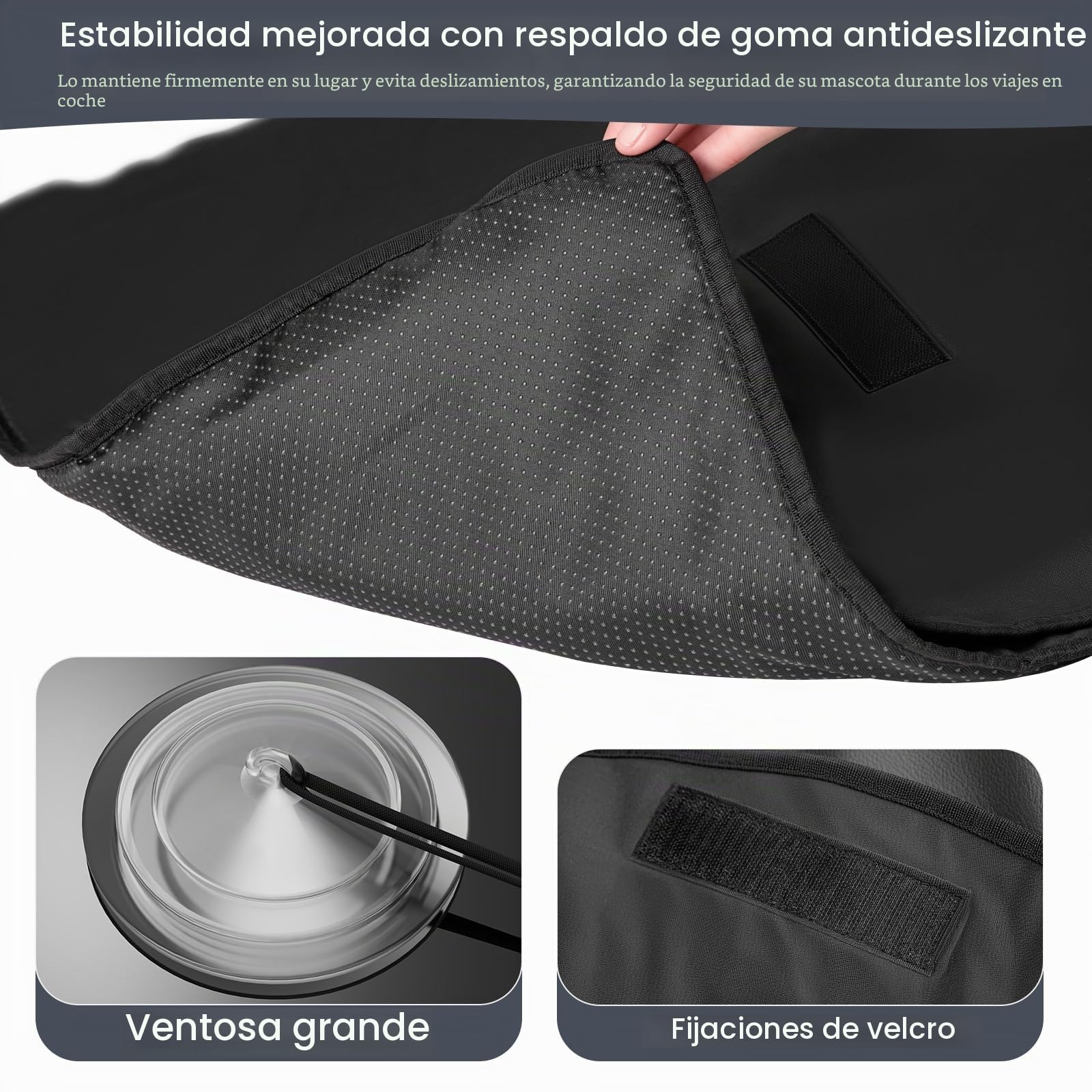 SUV Cargo Liner para perros con cuero PU, funda impermeable para maletero de mascotas con lados altos, alfombrilla de asiento para perros para SUV, furgonetas con protección para parachoques