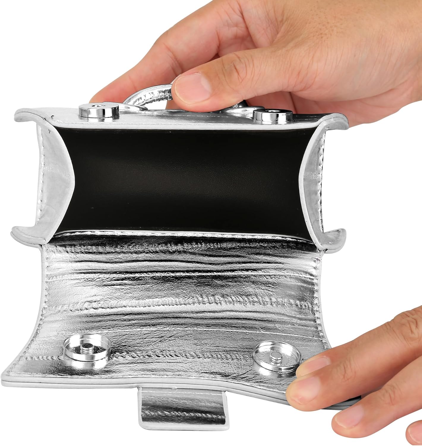 FALETO Mini Purses for Women Y2K Top Handle Crossbody Bag Stylish Tiny Clutch Shoulder Handbag for Cocktail Party Prom - Image 5