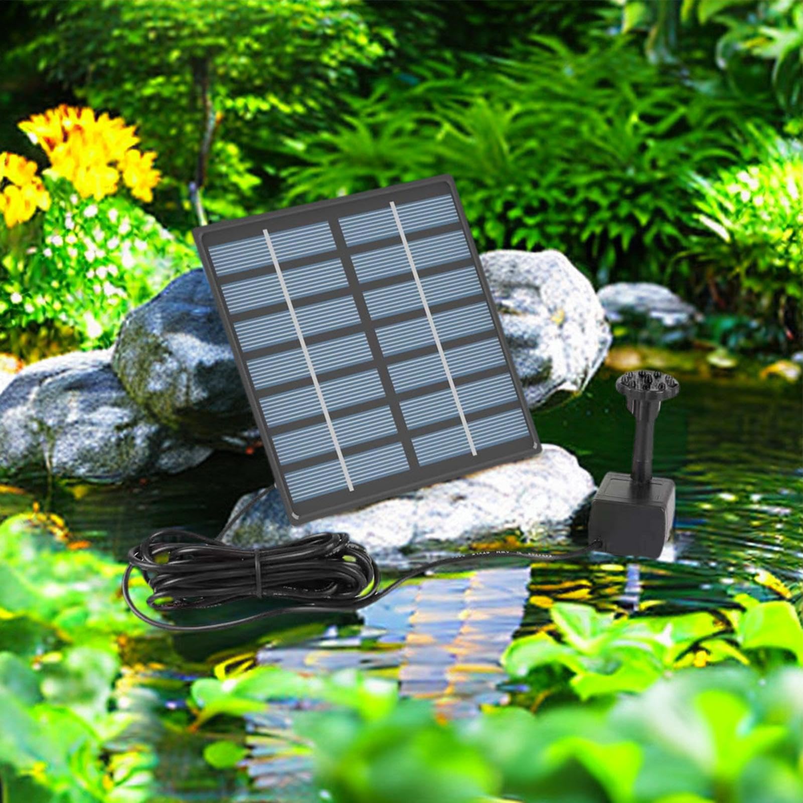 Pompa Laghetto ad Energia Solare Portatile Alimentata A Energia Solare