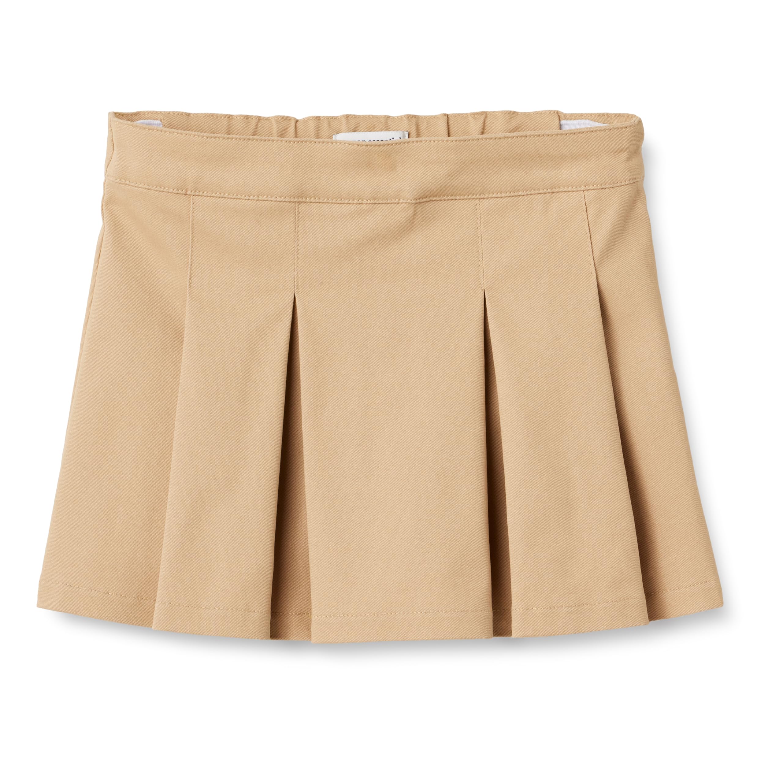 Amazon Essentials Girls' Uniform Pleated Skort, Khaki Tan, 3 Years