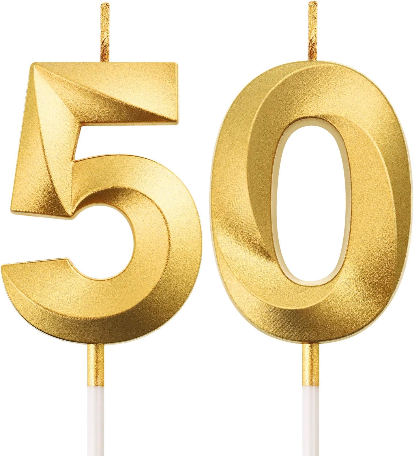 amazon-50th-birthday-candles-gold-happy-50th-birthday-cake