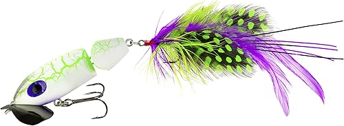 Arbogast Jointed Jitterbug 2.0 Topwater Bass Señuelo de pesca, 2 12 pulgadas, 38 onzas