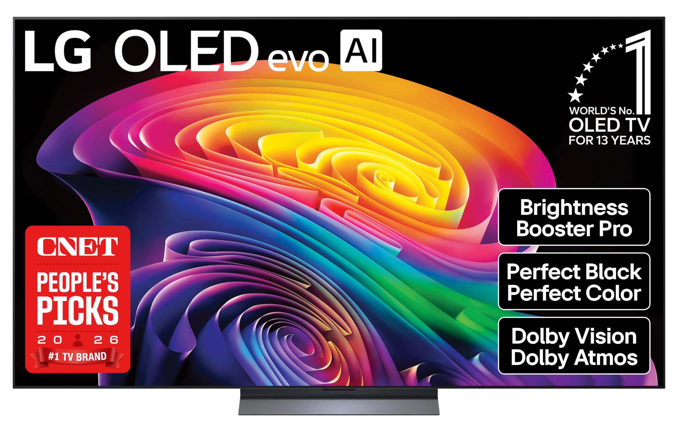 Photo 1 of LG 77 inch Class LG OLED evo AI C6H 4K Smart TV 2026