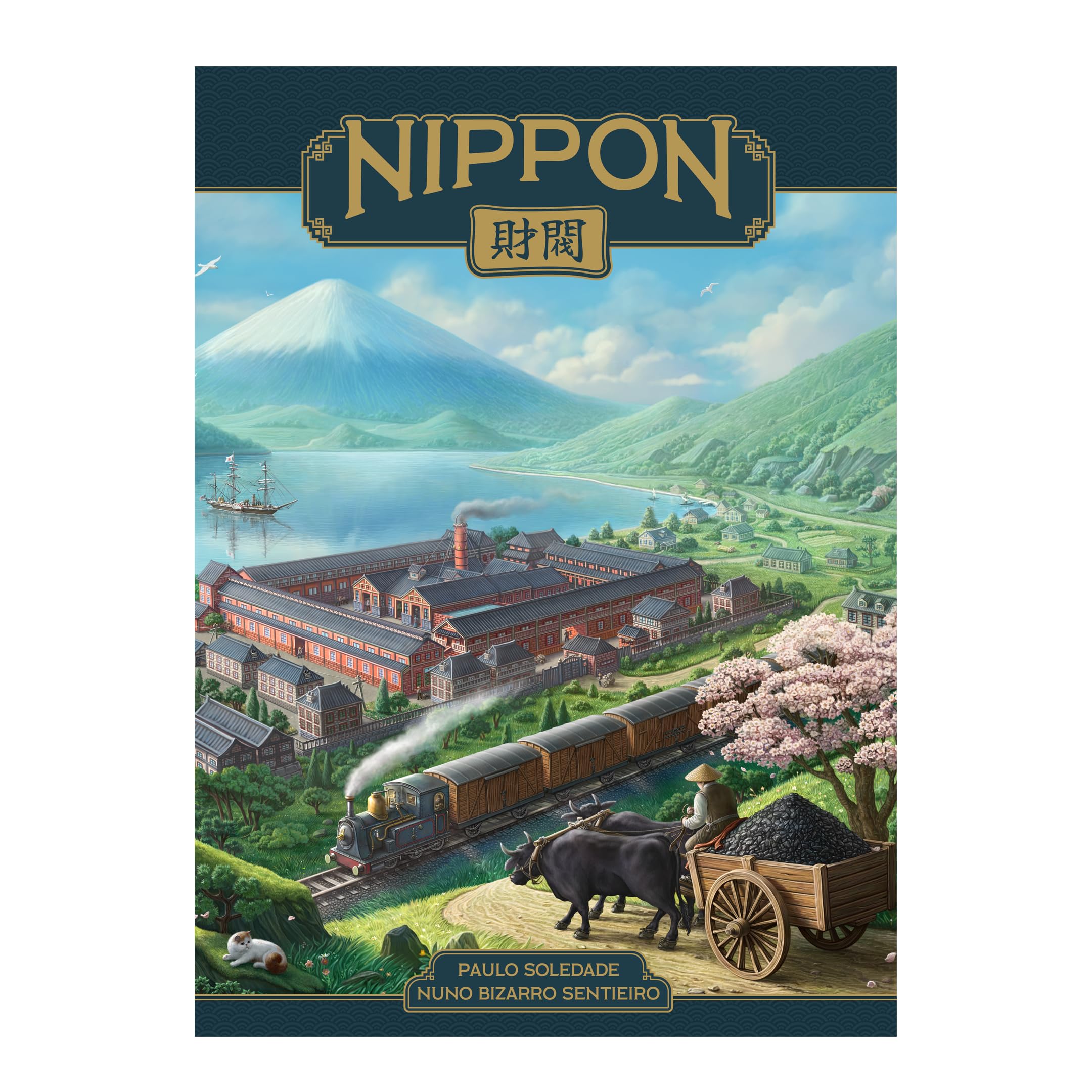 Cranio Creations - Nippon: Zaibatsu, Emperor's Edition - 1-4 Giocatori - 120 Min – Gioco per Esperti – Età 13+ - Edizione in Lingua Italiana