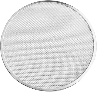 Pizza Screen,Pizza Pan,Aluminum Mesh Pizza Pan for Oven and Grill,Pizza Baking Screen for Crispy Crust, Thick Rolled Edge(16 inch)