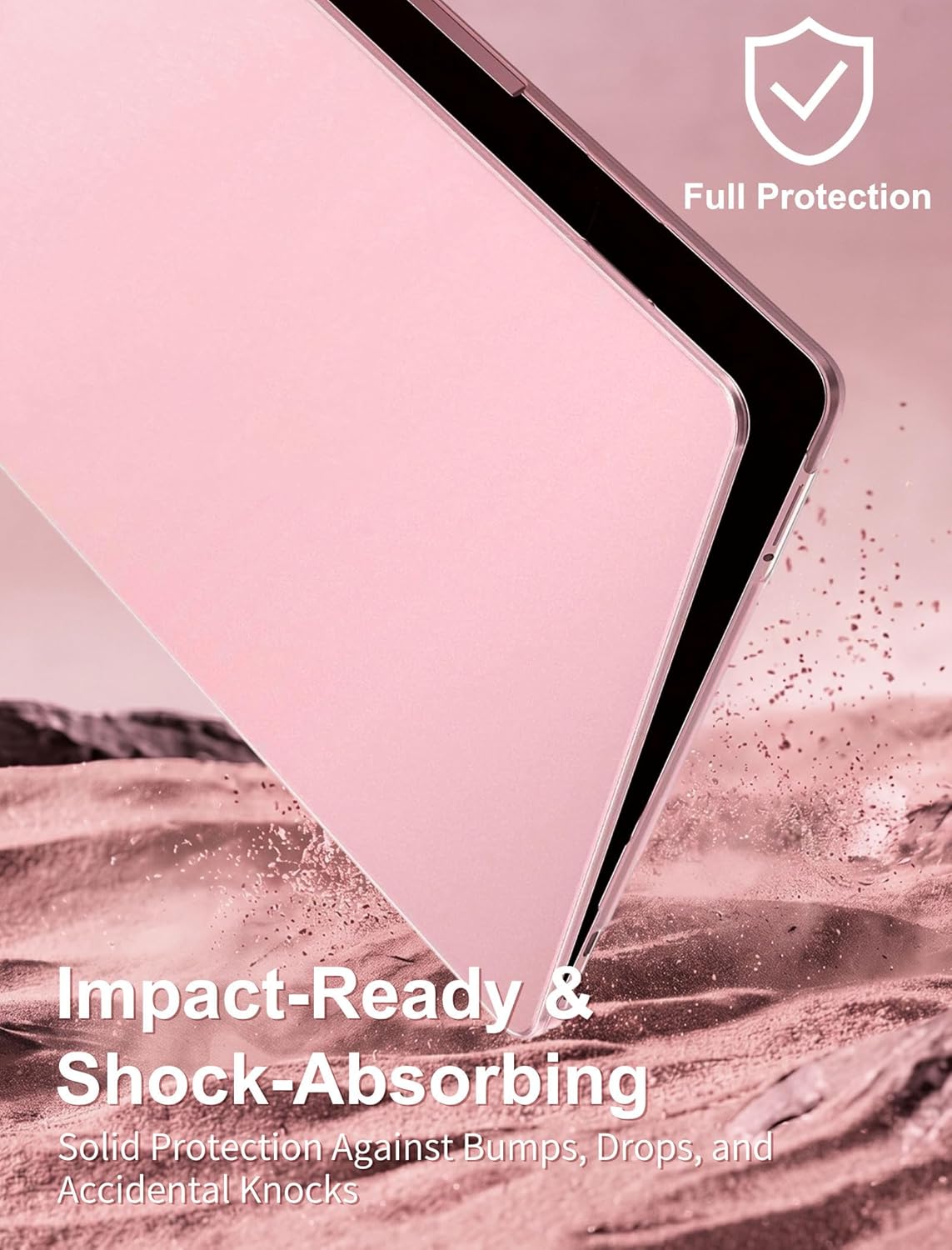 Seorsok Compatible with MacBook Neo 13 inch Case 2026 Release Model A3404 with A18 Pro Chip,Ultra-Thin Matte Protective Hard Shell Case with Keyboard Cover,Anti-Scratch & Fingerprints,Blush Clear