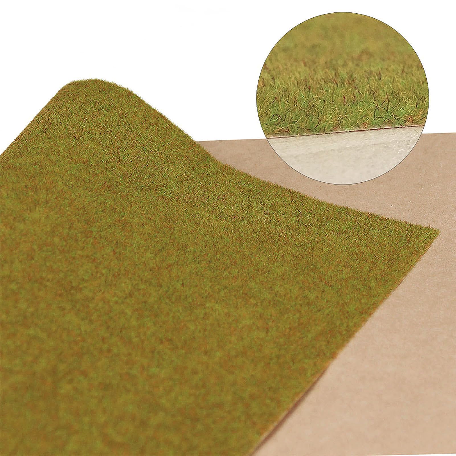 Model Train Grass Mat 100 x 250cm or 39x98inch Artificial Grass Mat for