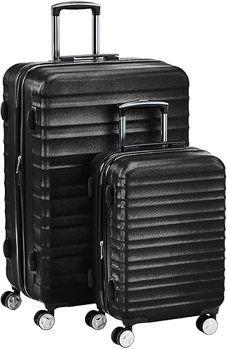 Amazon Basics 2-Piece Hardside Luggage Set (20", 28") with TSA Locks, Spinner Wheels, Expandable, Scratch-Resistant Surface, Black Amazon Basics 2-Piece Hardside Luggage Set (20", 28") with TSA Locks, Spinner Wheels, Expandable, Scratch-Resistant Surface, Black