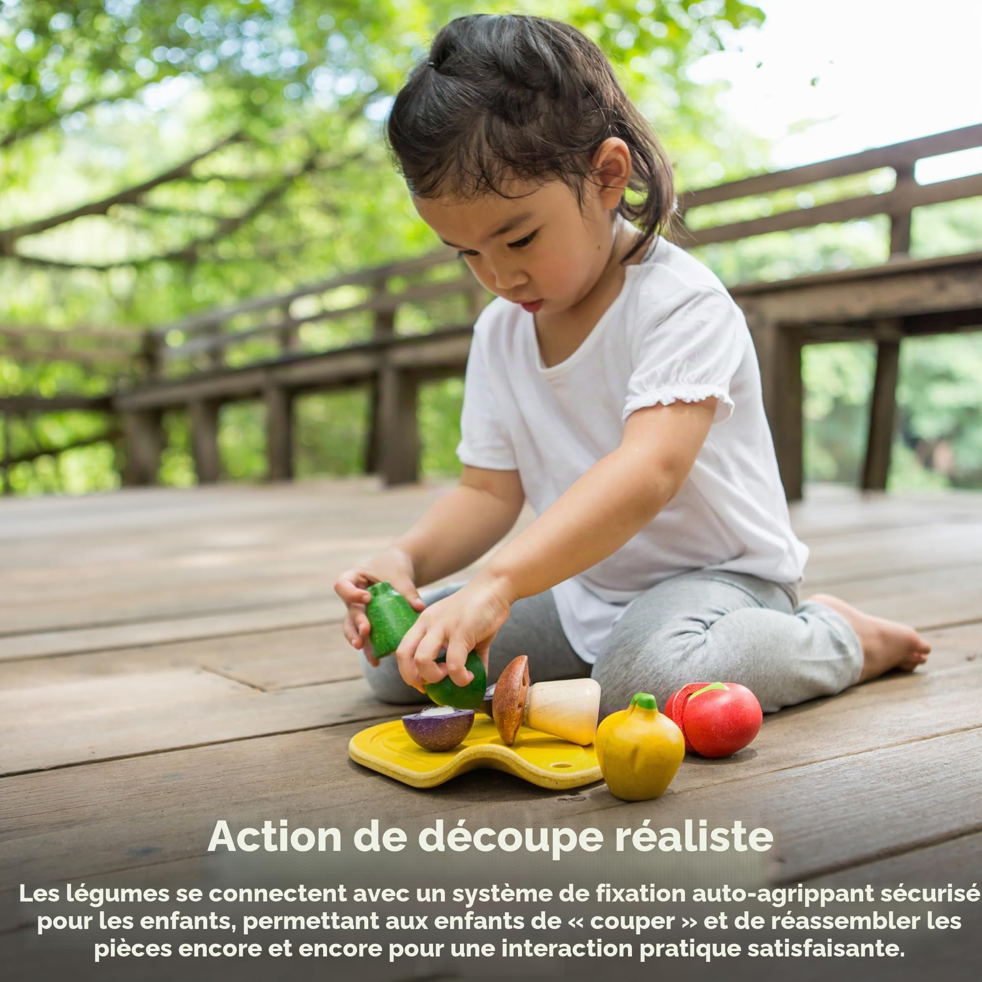 Plantoys - Pt3601 - Jeu D'imitation - Cuisine - Assortiment De Légumes, Bois