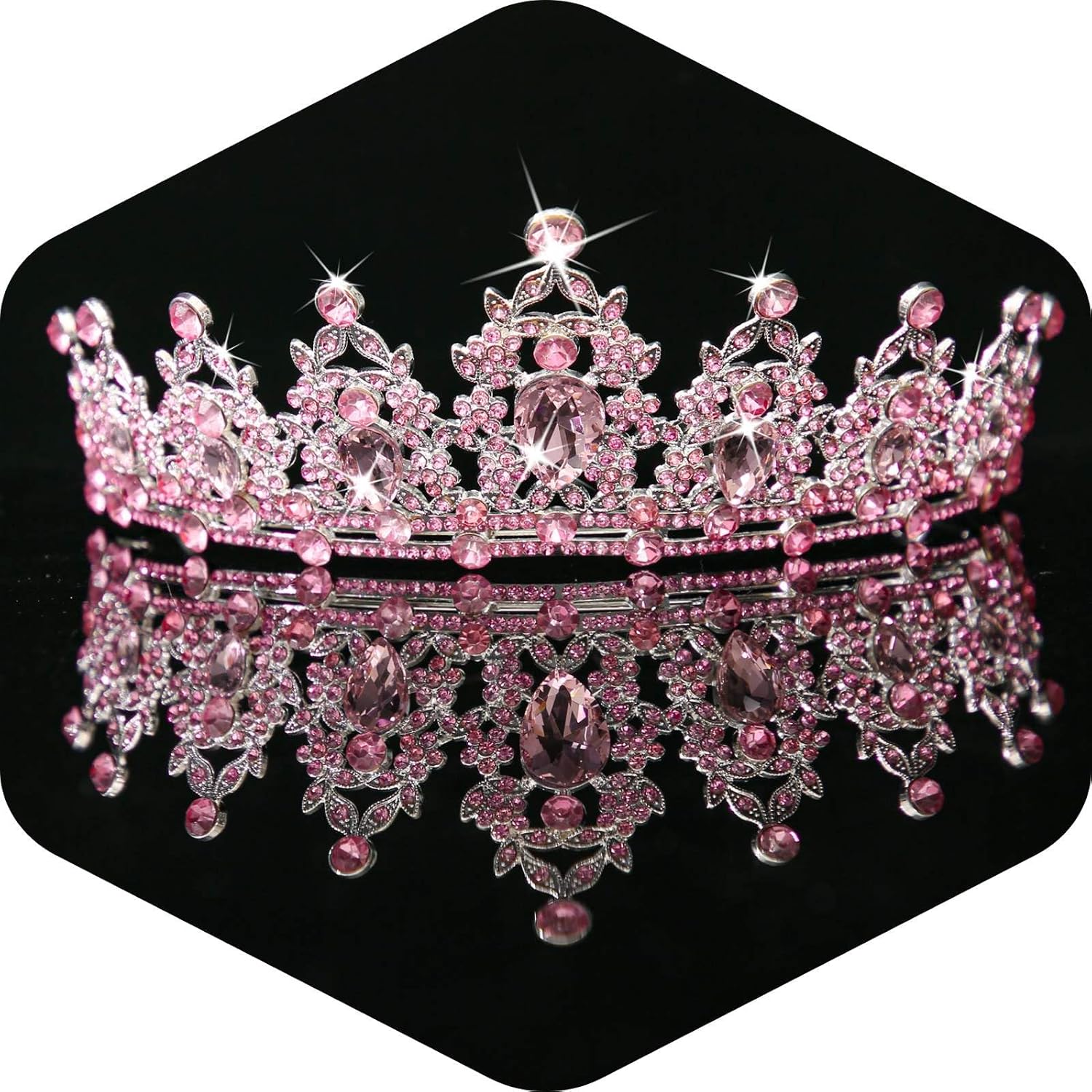 Kamirola - Queen Crown and Tiaras Princess Crown for Women Crystal Headbands for Bridal, Princess for Wedding and Party