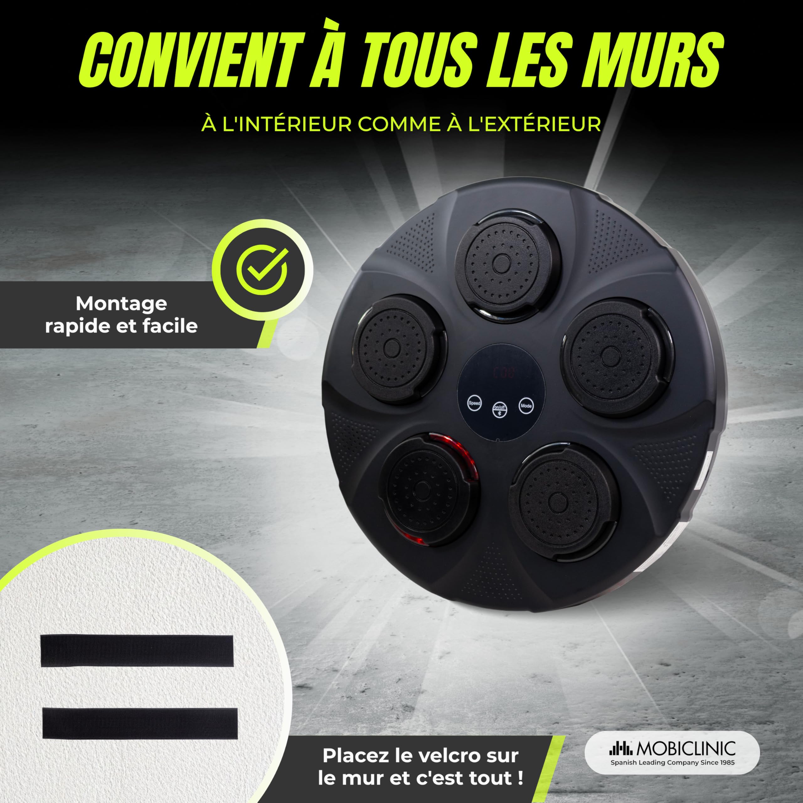 Machine De Boxe Mobiclinic 9 Modes Et Vitesses Comprend Des