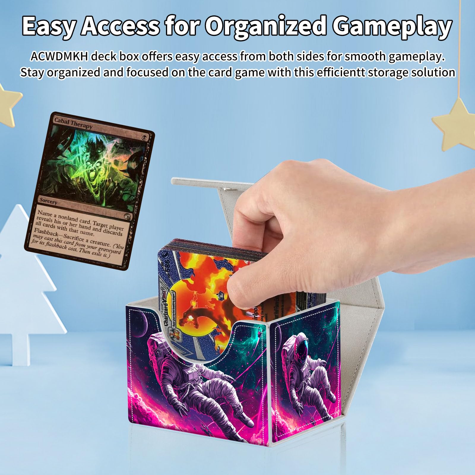 Amazon.com: ACWDMKH for MTG Commander Deck Box,Card Deck Box for