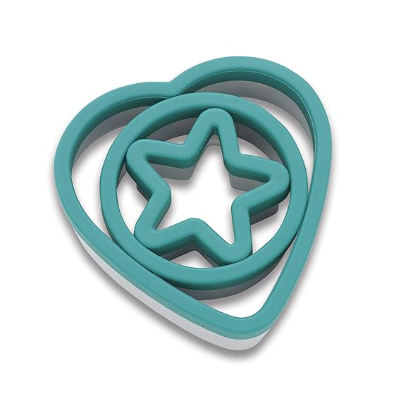 KitchenAid Gourmet Cookie Cutters Rim (Deep Teal, Set of 3)