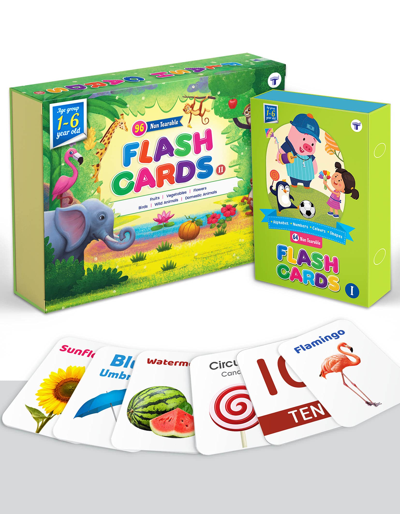 Buy TARGET PUBLICATIONS Flash Cards for Kids Combo Pack of 160 Non Tearable Cards A to Z