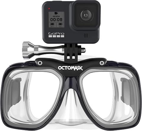 Octomask Scuba Mask w/ Mount for All GoPro Hero Cameras