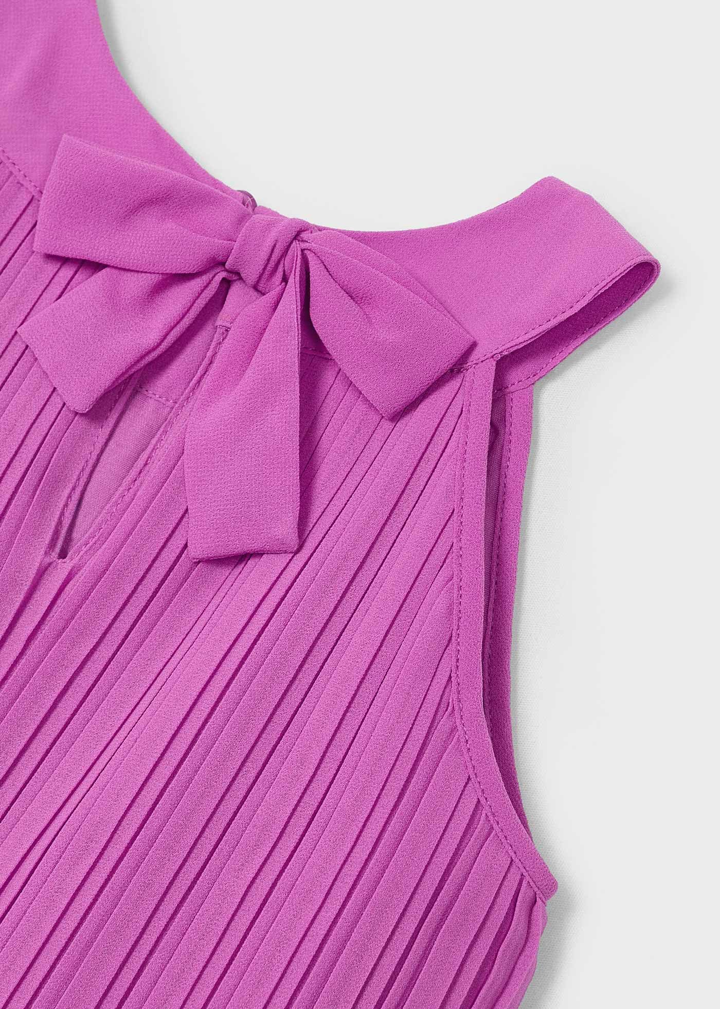 Mayoral Plissee Kleid für Mädchen Orchidee 5 Jahre (110cm)