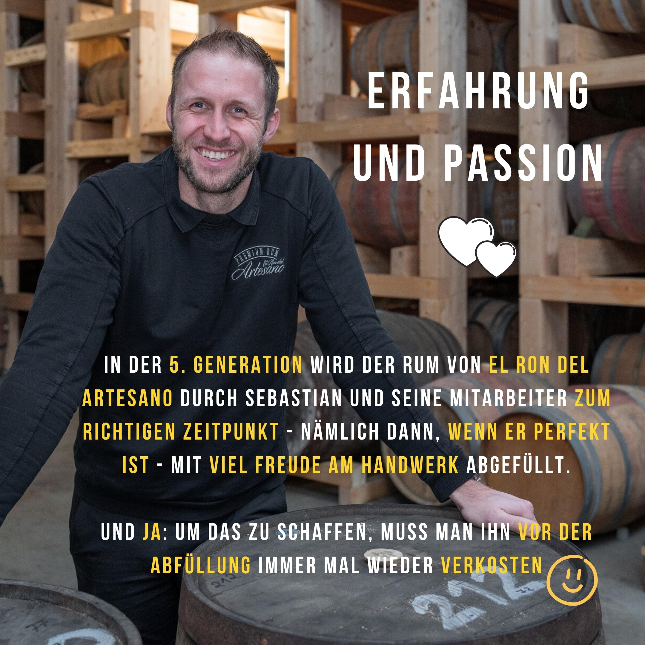 Rum I El Ron del Artesano I Ruby Cask I 10 Jahre I fassgereift I ohne Aromazusätze I 43,0% vol I 700ml - 5