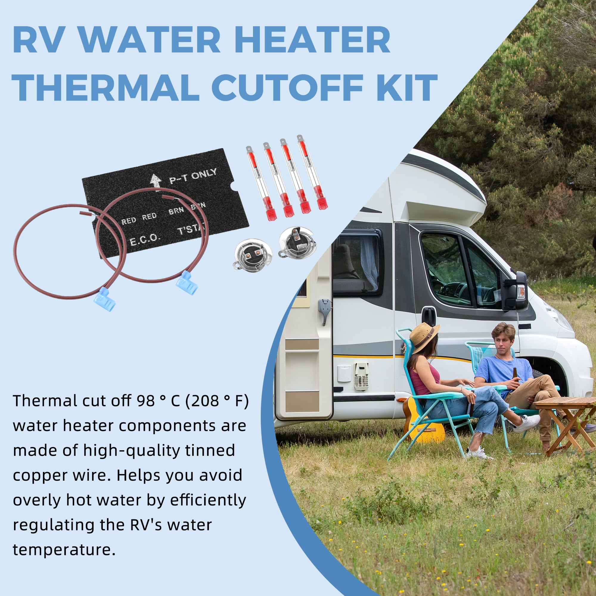 Dometic Thermal Cutoff Fuse AMI PARTS RV Water Heater Thermostat