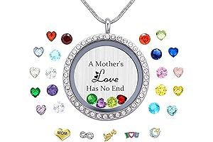 Best Mom Mother Gift, Floating Charms Locket for Women