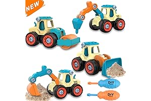 Excavator Mighty Truck Road Roller and Construction Toys