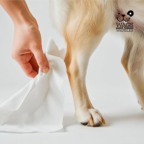 Vista 4 de Wags & Wiggles Cleanse Toallitas Hipoalergénicas 100ct Toallitas Hipoalergénicas para Perros Paquete de 100 Unidades, Sin Fragancia Baño Sin