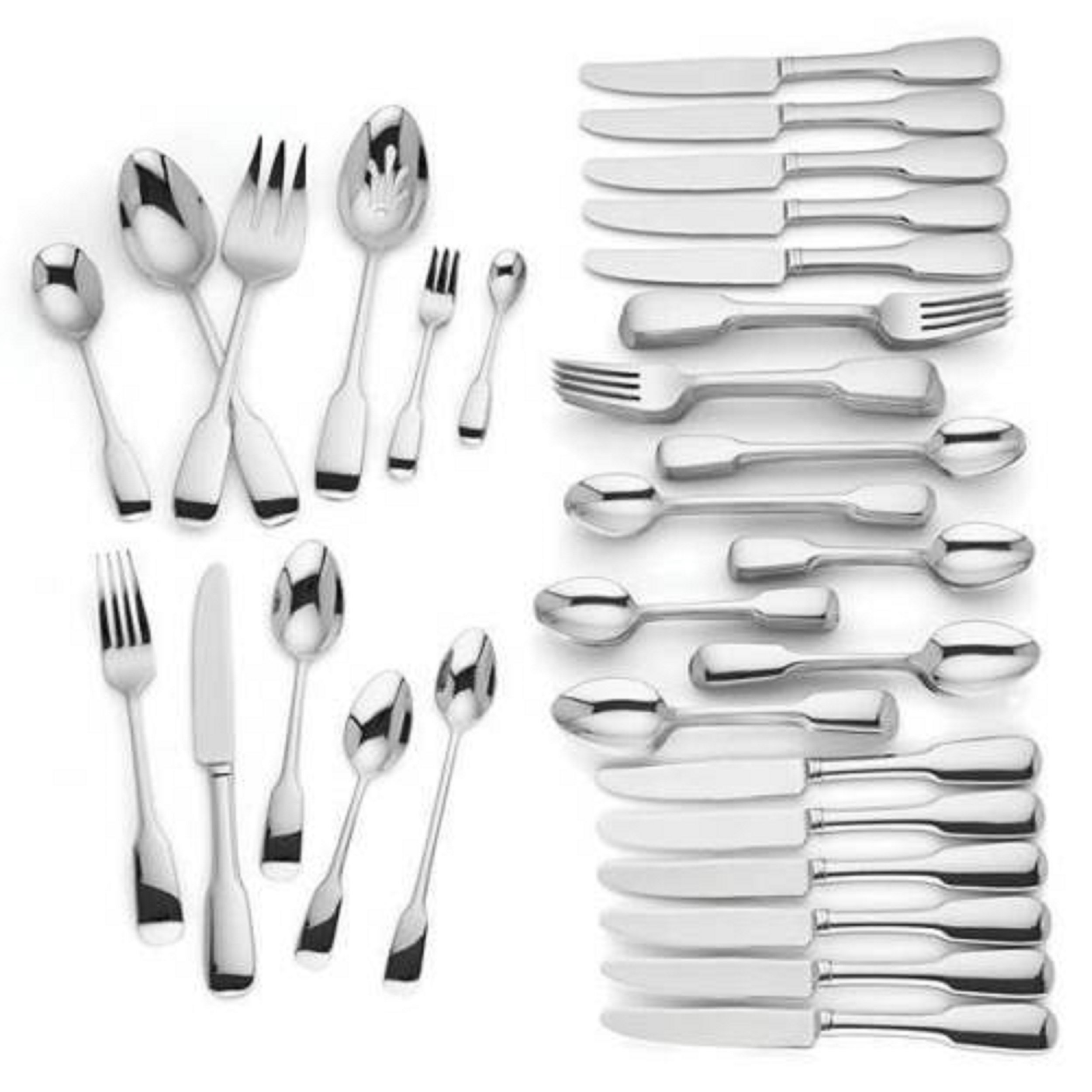 ✨未使用品✨LENOX カトラリー 12人用 72本セット 高級ステンレス製 Amazon | Lenox Lakedale 72 Piece Flatware Set Service for 12