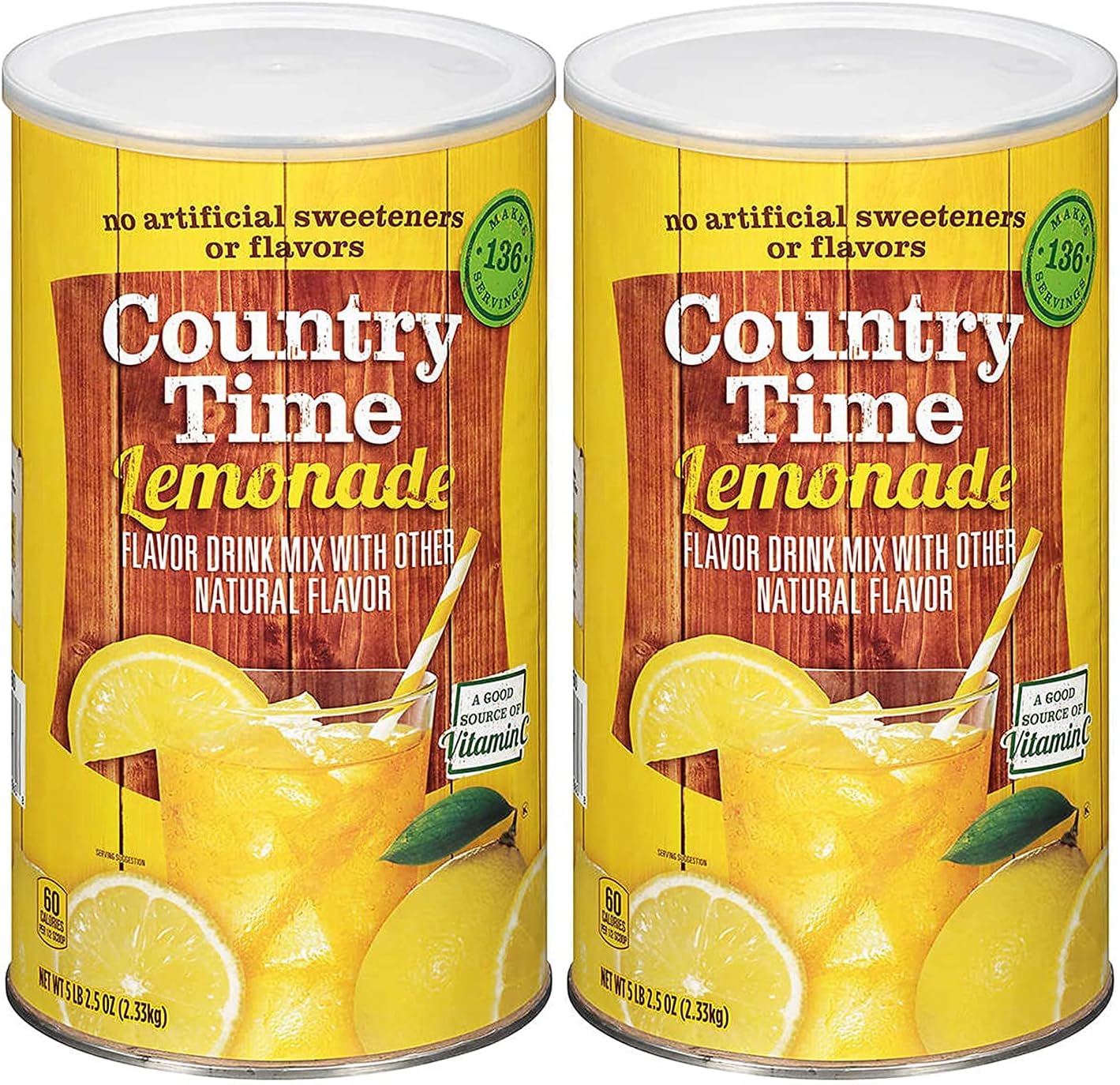 Country Time Powdered Lemonade Drink Mix 82.5 oz. 2 PACK