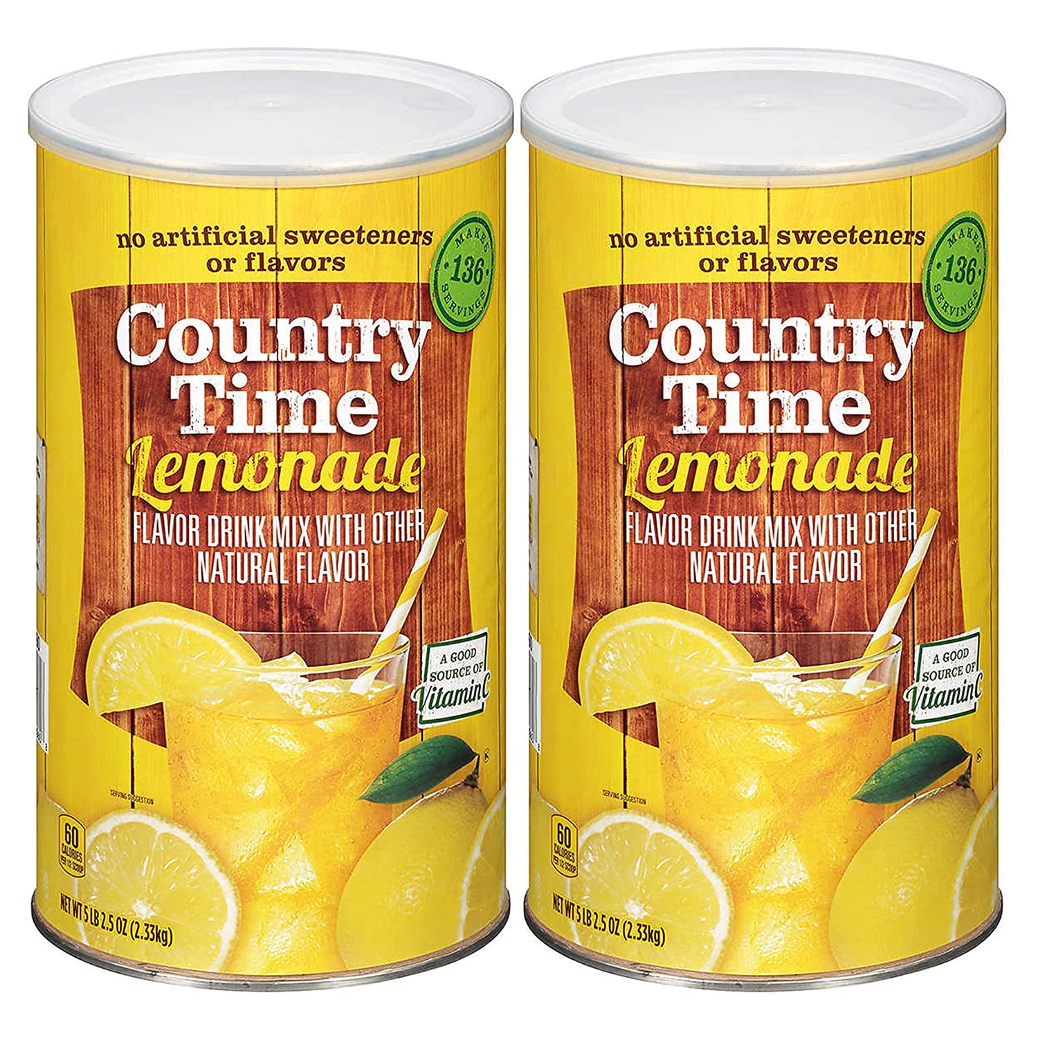 Country Time Powdered Lemonade Drink Mix 82.5 oz. 2 PACK