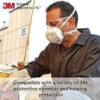 Vista 5 de 3M 8293 P100 barbijo respirador desechable con válvula de exhalación de flujo frío, estándar