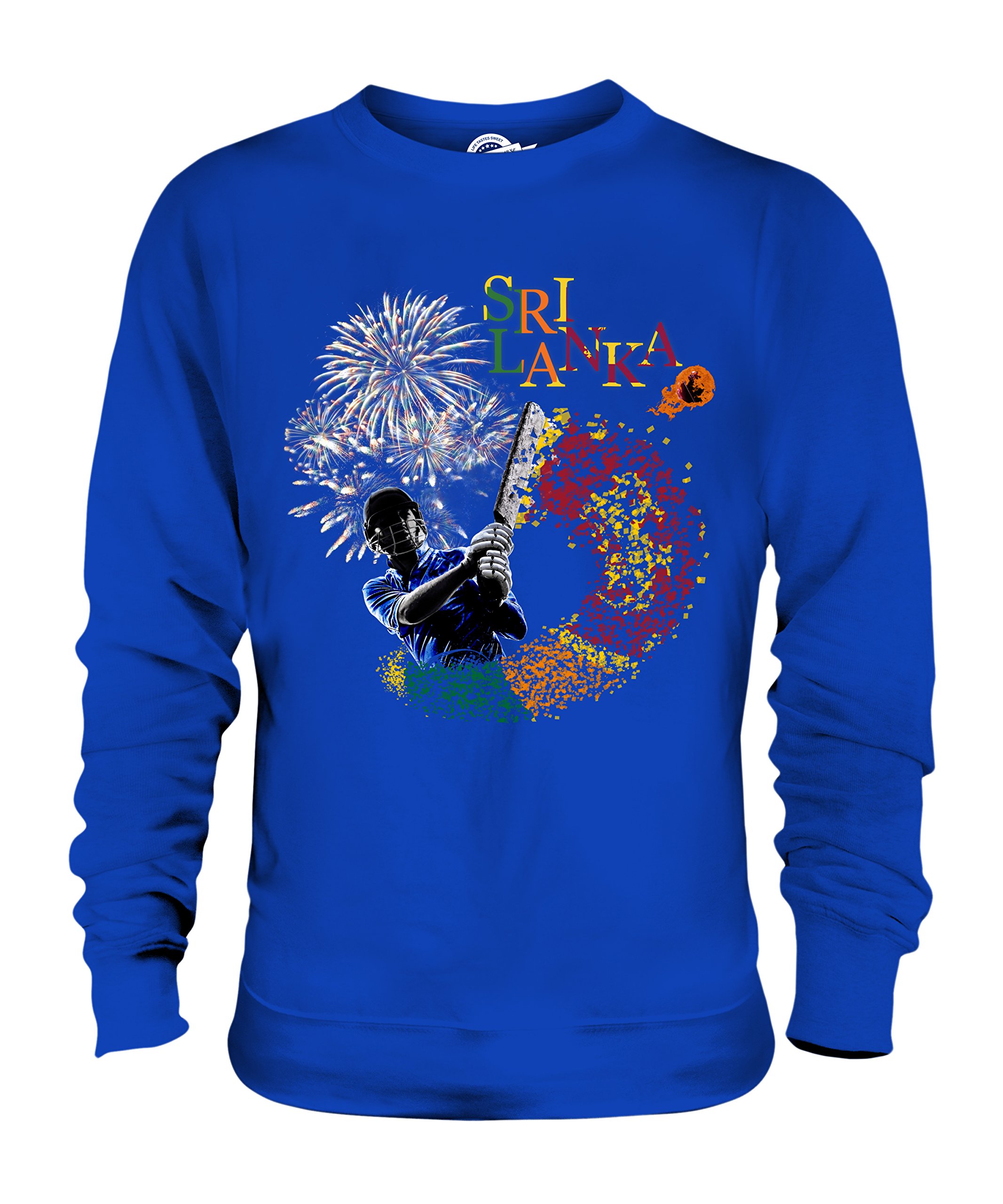 Candymix - Sri Lanka Cricketer - Bluza unisex Męski damski sweter sweter top, Królewski błękit, 3XL