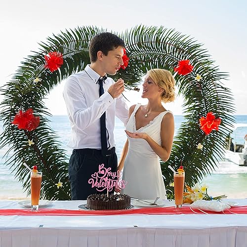 Miniatura 5 de Rsstarxi 1 paquete de decoración para tartas con purpurina para el día de San Valentín decoración para el día de San Valentín decoración para el día