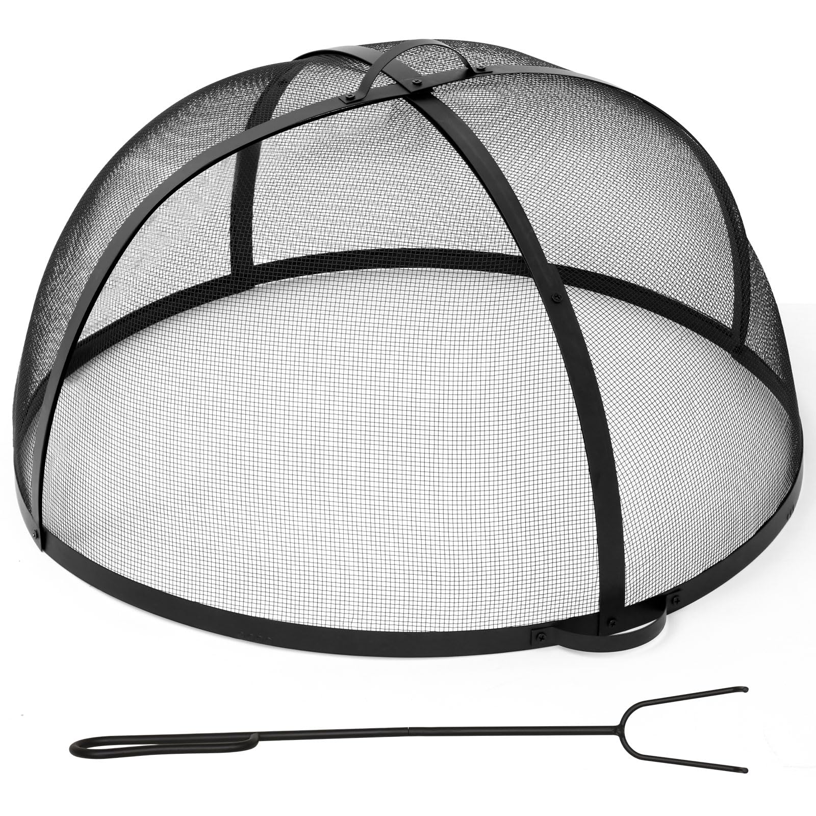 Suzile Diameter Easy Opening Fire Pit Lid Heavy Duty Fire Pit Spark