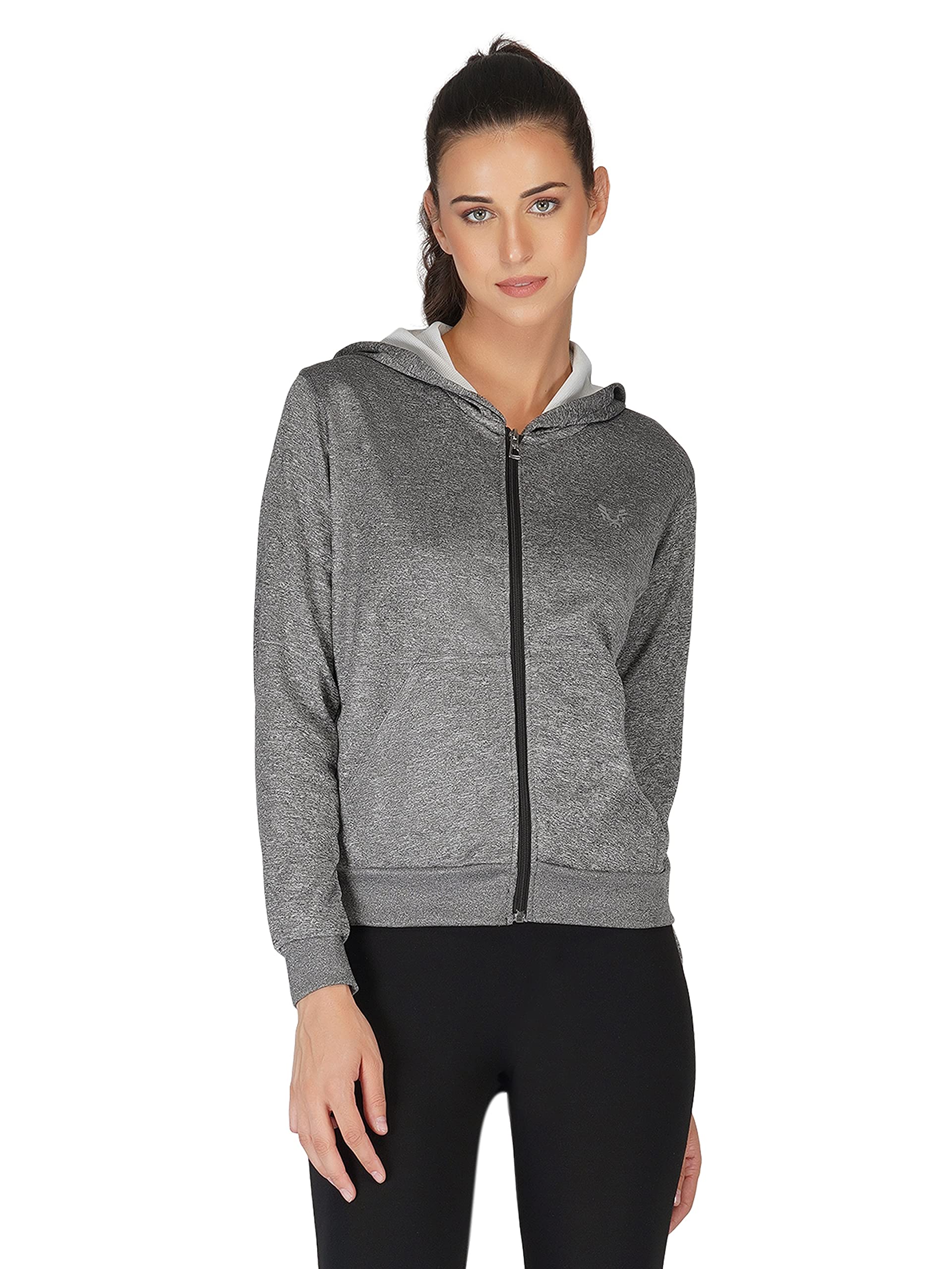 uzarus Women's Hooded Sports Gym Training Jacket-picture-34