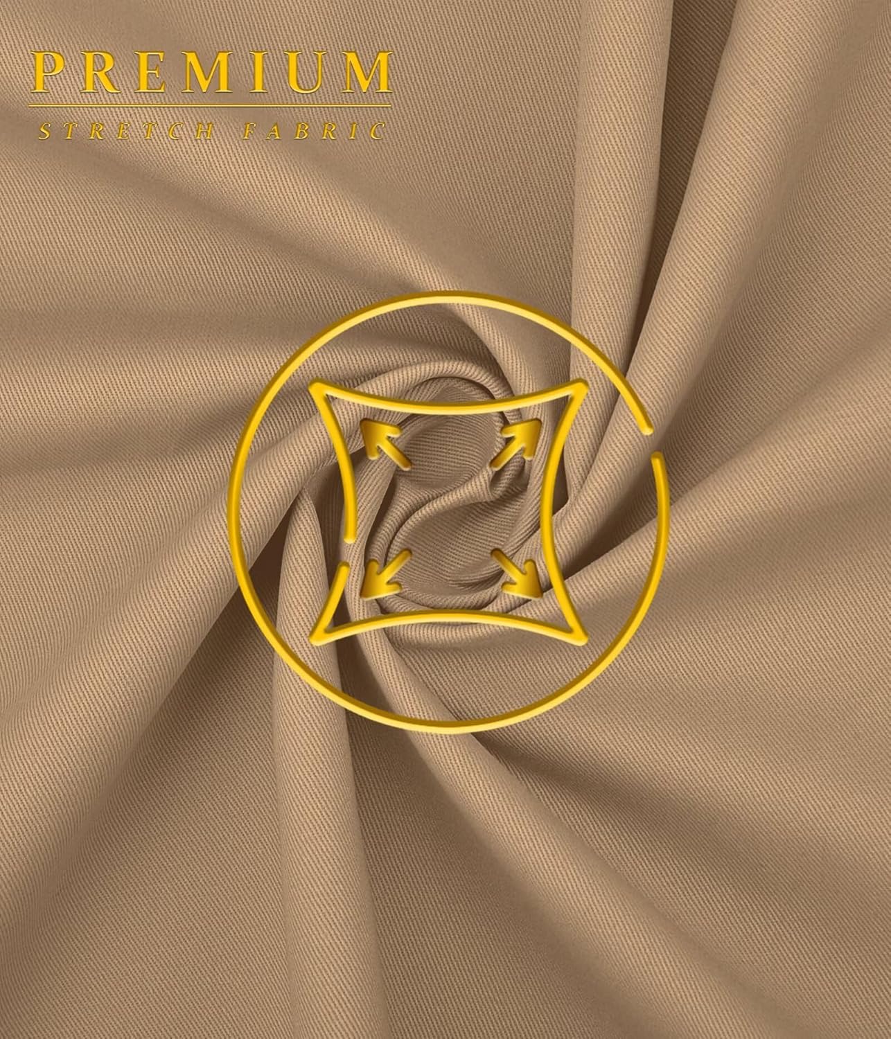 Hybrid & Company Womens Ultra Comfy Stretch Slim Fit Trousers Chino Pants with Pocket - Image 6