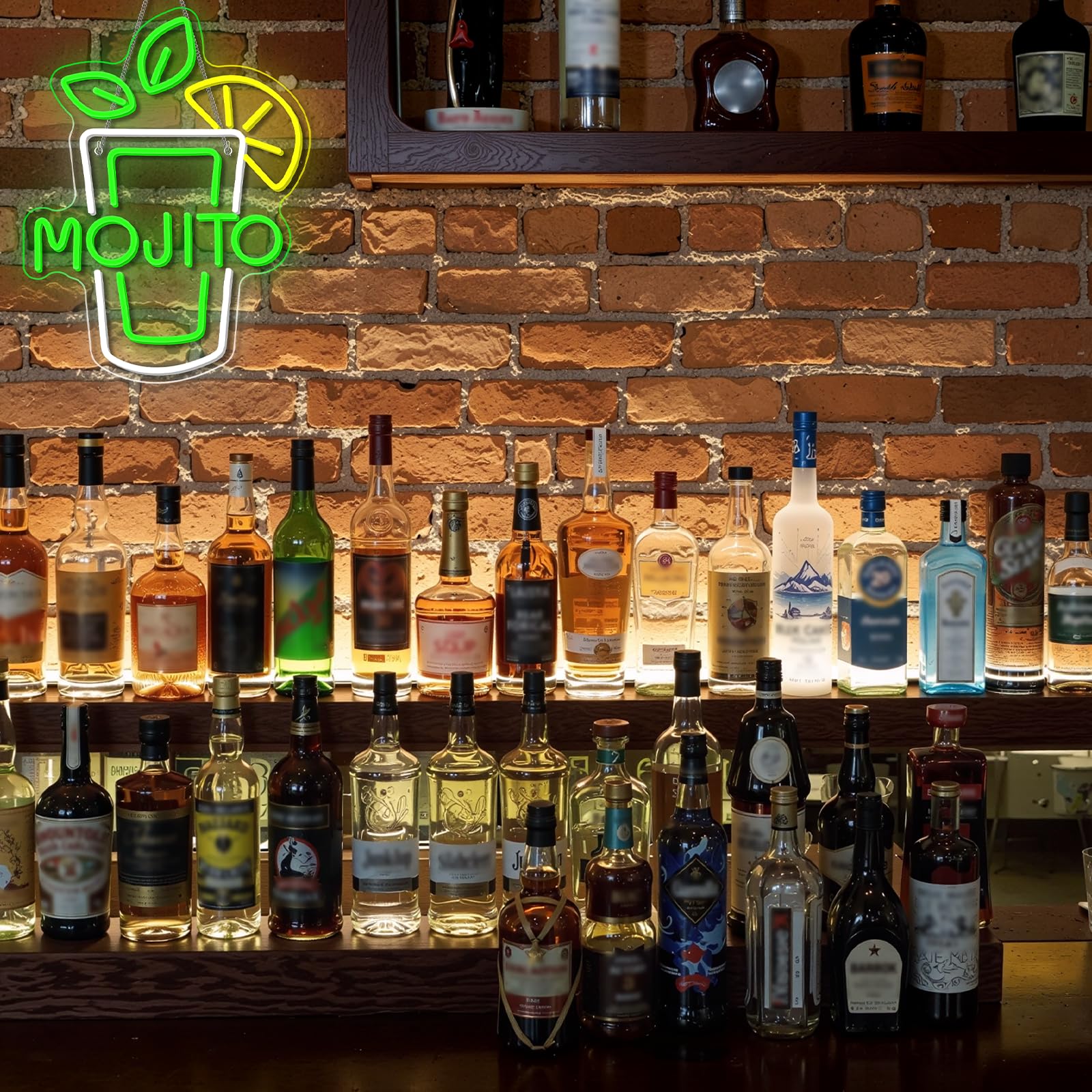 Segni al neon Verde Mojito Birra Bar Home Art USB Led Luci al neon Segno per Camera da letto Ufficio Hotel Pub Caffè Sala Ricreativa Wall Artwork Decor Luce notturna