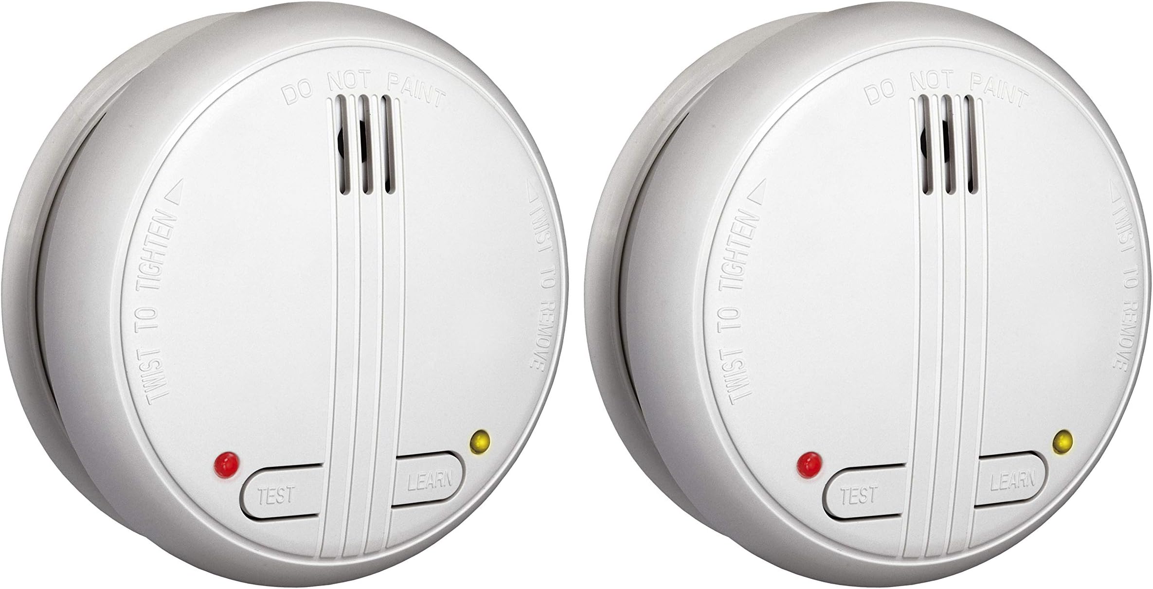 SmartwaresFSM-17162 FA22RF/2 Flamingo Optical Smoke Detector, Wireless & Connectable, 1 Year Battery, White