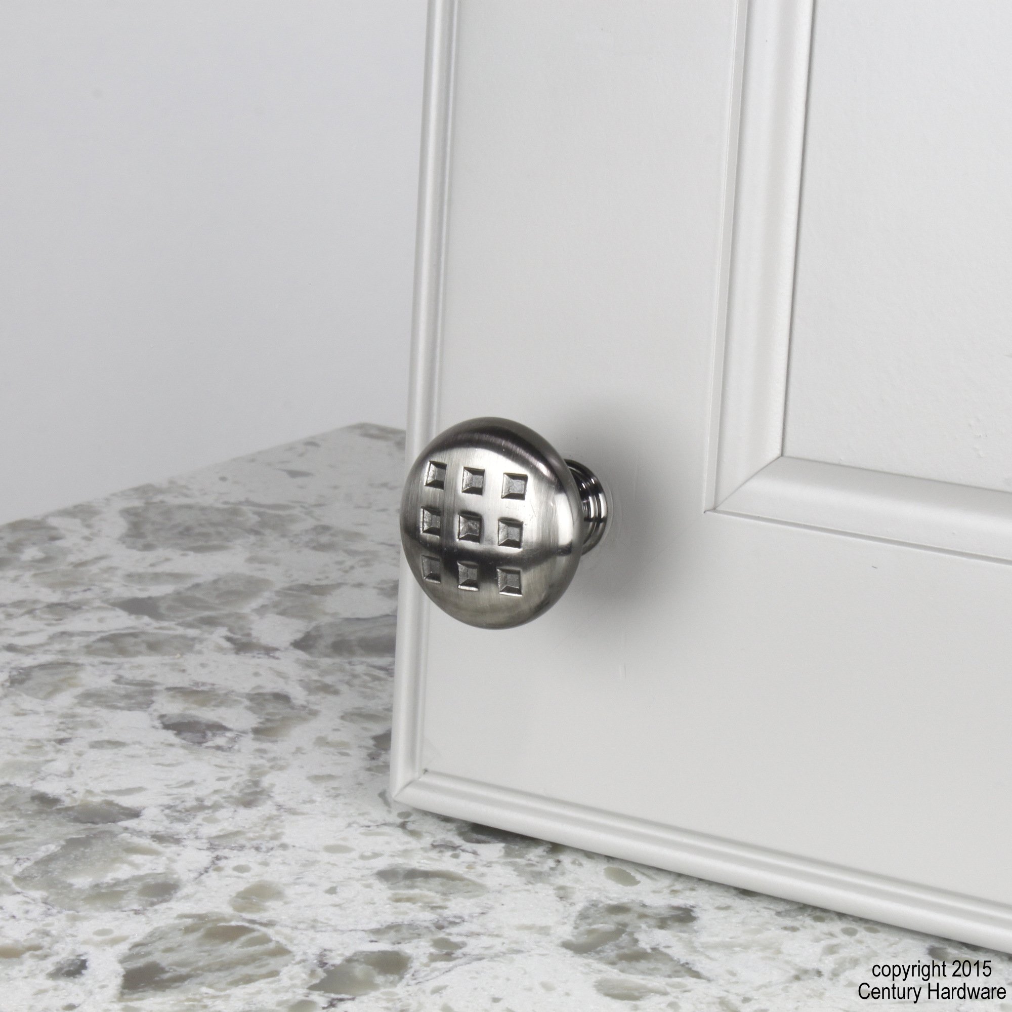 Century Cabinet Knobs, Pack of 100, Brushed Black Nickel, Drawer Knob,  Cabinet Hardware Handle Knob, Dresser Knob, 1-3/8 inch Diameter, Majestic,  29517-BNB - Amazon.com