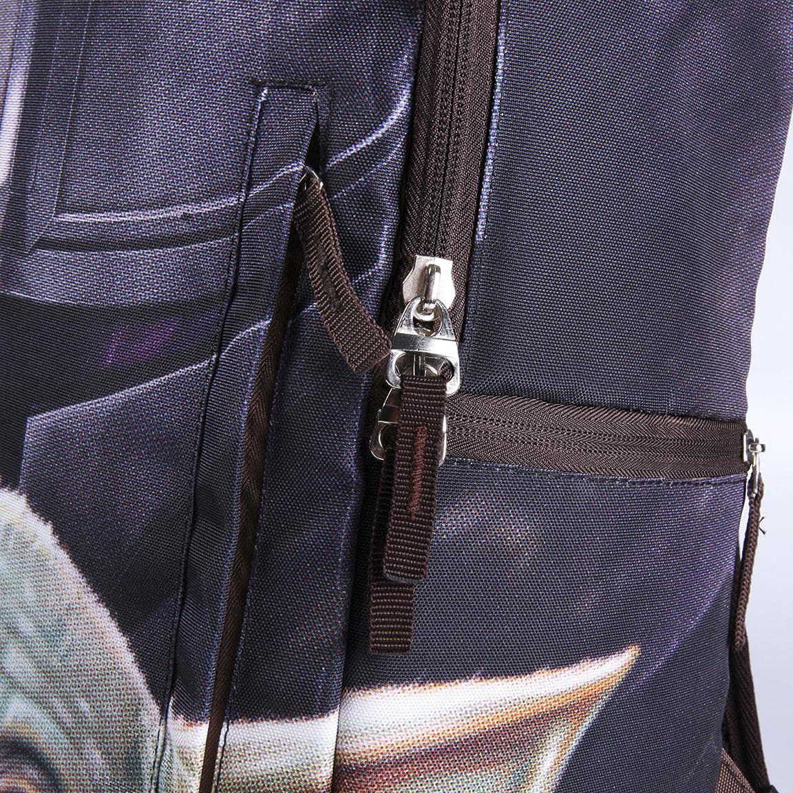 CERDÁ LIFE'S LITTLE MOMENTS Mujer Poliéster The Mandalorian-Licencia Oficial Disney, Multicolor, Grande-Mochila con el tamaño Ideal para Que lleves Todo ordenado