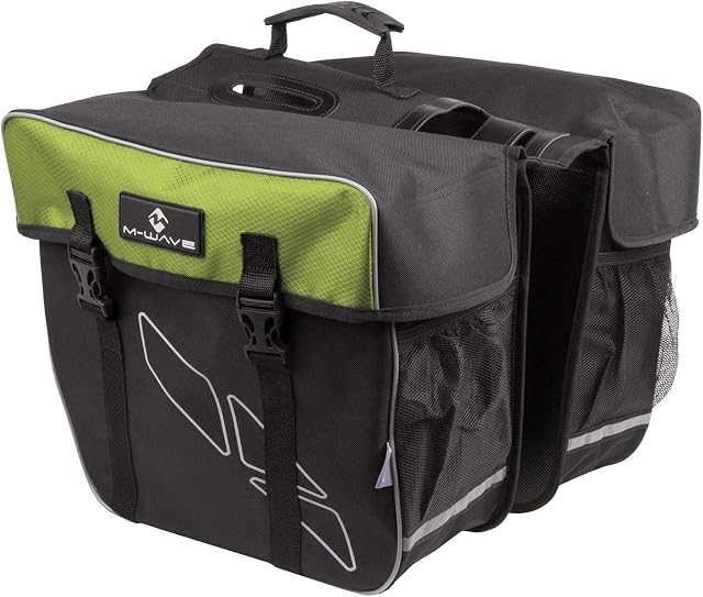 M-Wave Amsterdam Borsa Doppia per Biciclette,