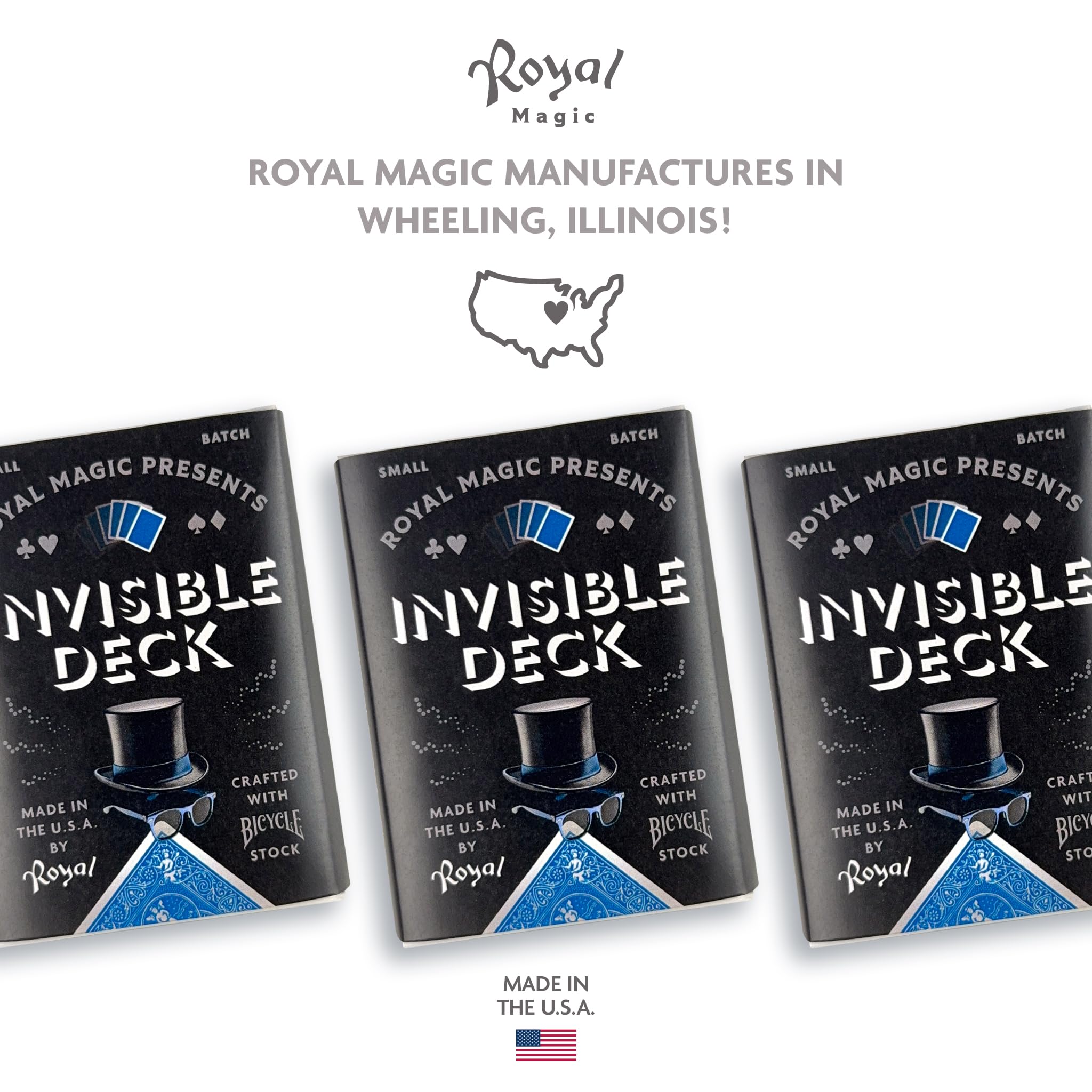 Playing Cards – Invisible Deck of Cards Trick Made with Authentic