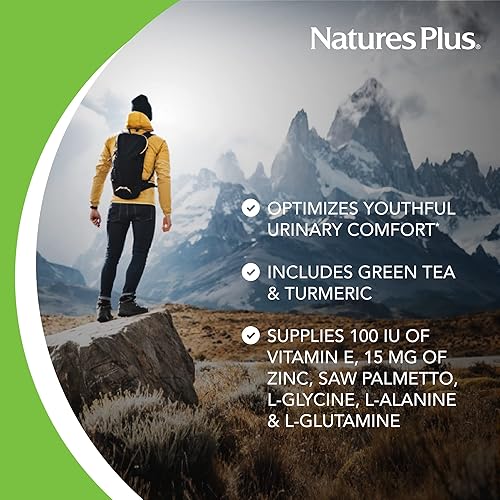 Miniatura 3 de NaturesPlus AgeLoss Soporte para próstata 90 cápsulas con zinc, licopeno, vitamina E, semillas de calabaza y palma enana americana vegetariano,