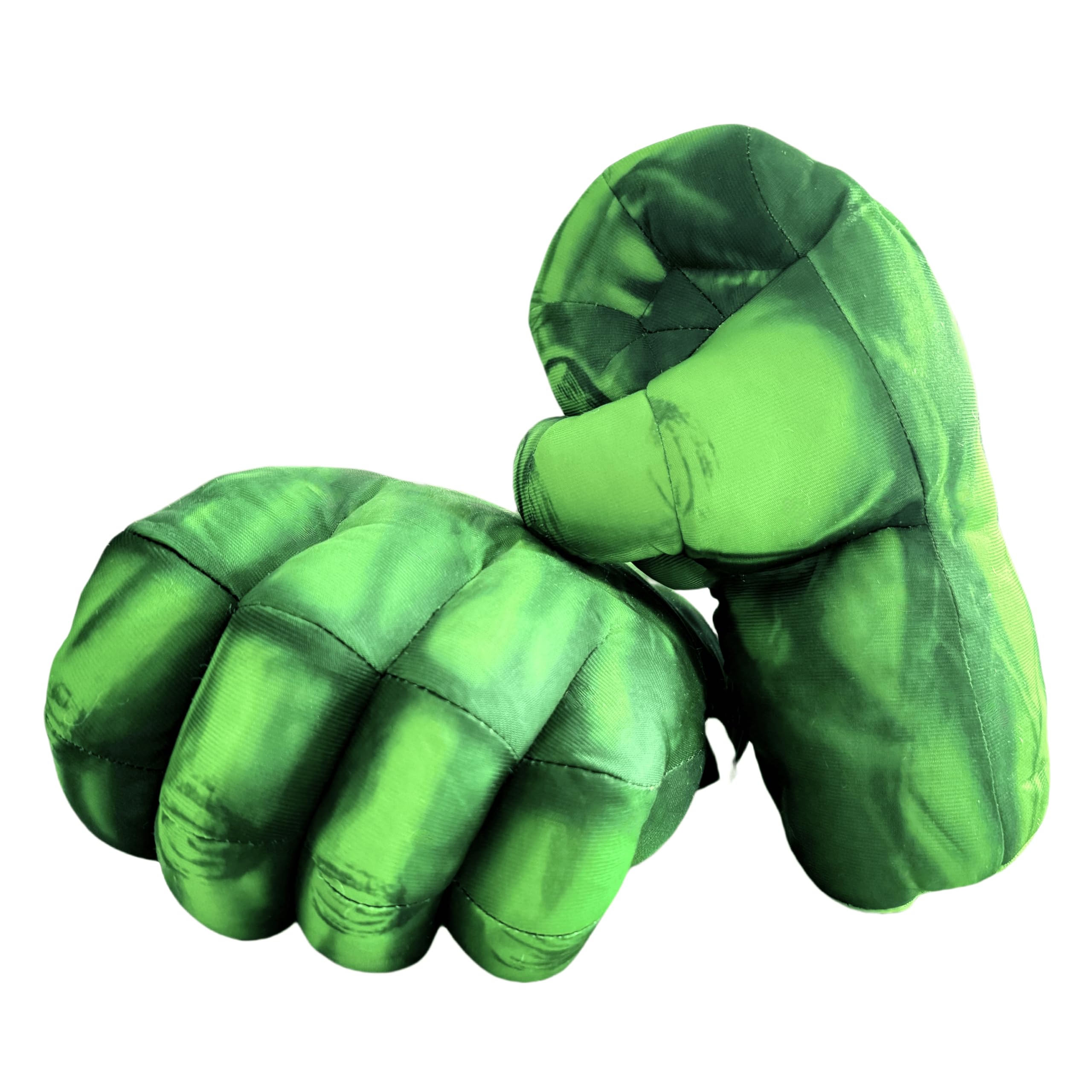 JNKODNB Supereroi, giocattoli per bambini, guantoni da boxe, mani, morbidi pugni di peluche, cosplay per ragazzi, regalo di Natale, Halloween e compleanno (verde)