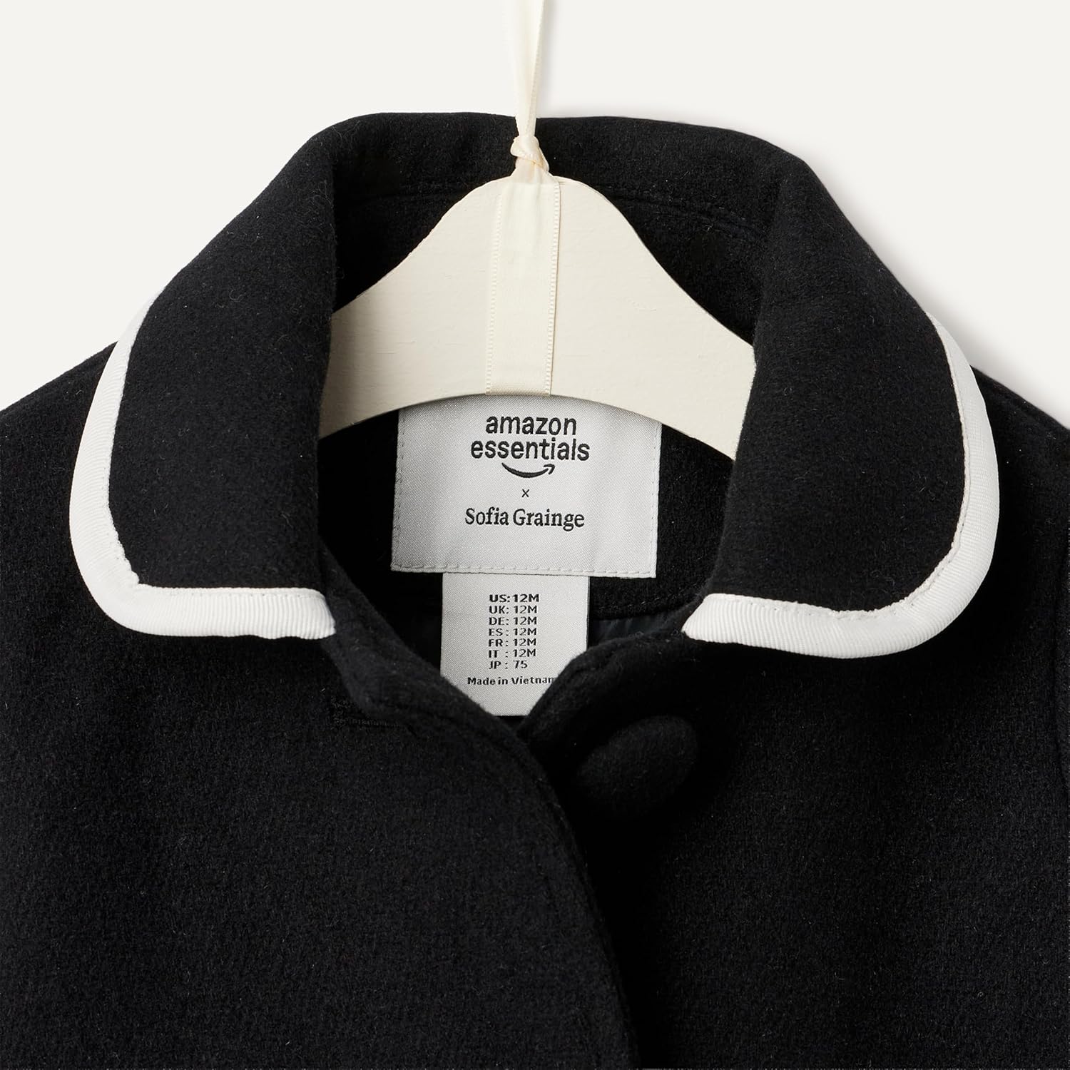 Amazon Essentials x Sofia Grainge Toddler and Baby Girls' Wool Blend Coat - Image 4