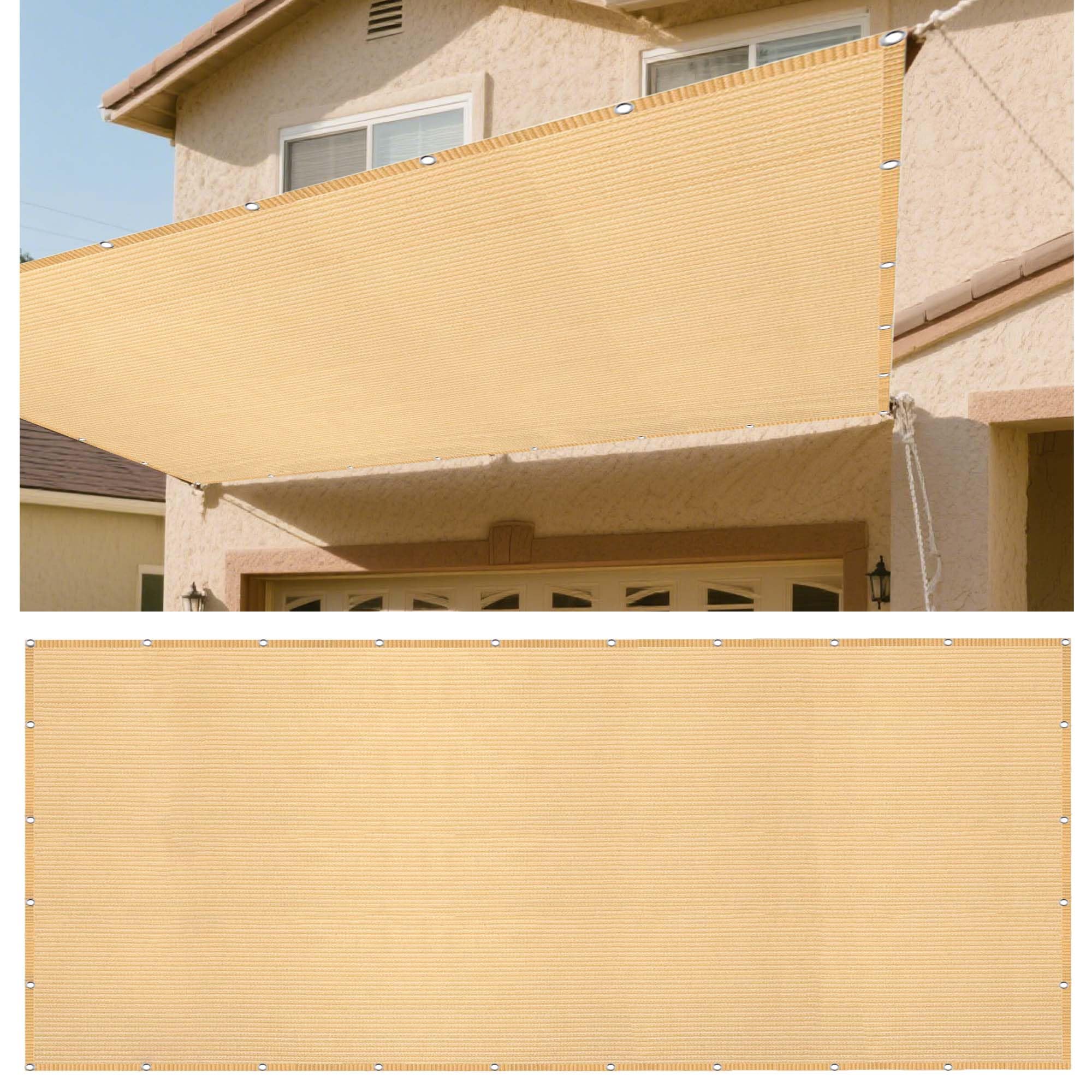 Toile d'ombrage respirante pour votre terrasse et repas au jardin