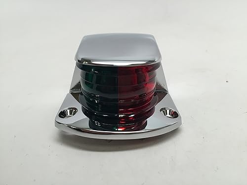 Miniatura 5 de BOMBILLA DE ARCO MARINO NAVEGACIÓN ROJO VERDE CROMADO VIVIENDA BICOLOR BOW